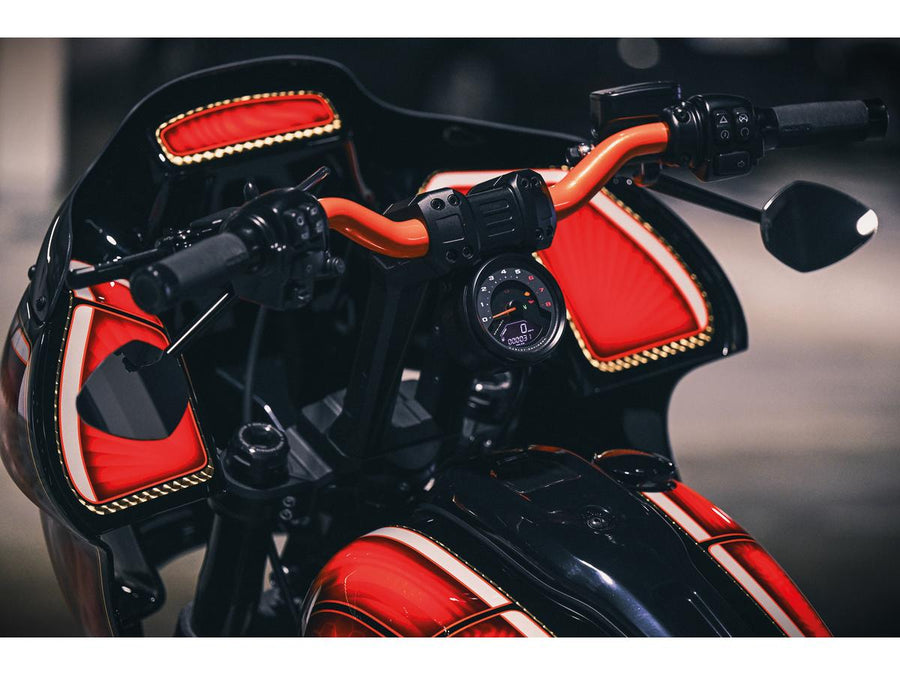 Harley Davidson Fxlrs [2022-2025]-Club Style Pullback Riser Kit for lower assembly