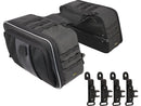 Harley Davidson Softail [2000-2017]-Route 1 Road Trip saddlebags black-1
