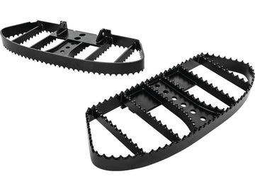 Harley Davidson FLSL [2018-2021]-MX-Style Food boards satin black - 0