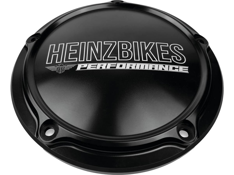 Harley Davidson Dyna [1999-2017]-Performance Derby Cover 5-hole shine black black