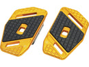 Harley Davidson Touring [1985-2025]-Speedliner passenger footrest gold anodized-1
