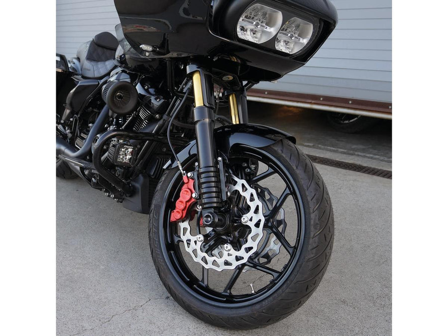 Harley Davidson Touring [2014-2024]-Method fork protection for excavators Schwarz