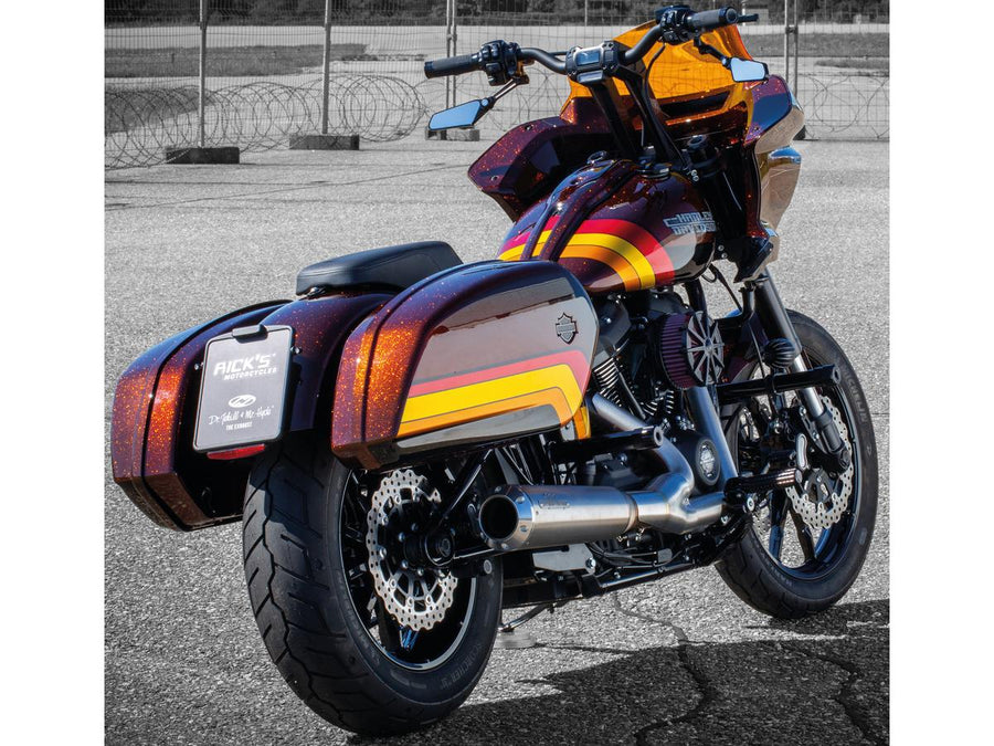 Harley Davidson FLSL [2018-2021]-Club-style fall bar Width: 720 mm black