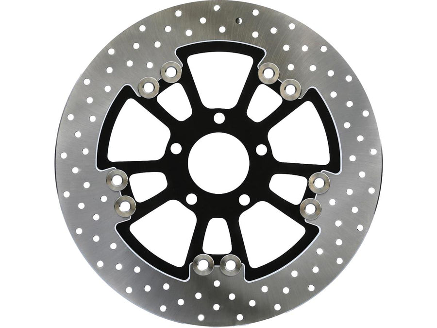 Harley Davidson Dyna [2000-2017]-round 340 mm floating brake disc Vegas Black