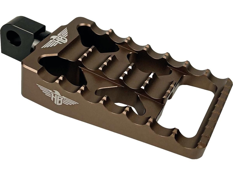 Harley Davidson Softail [2018-2025]-MX V1 footrest bronze anodized
