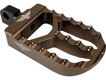 Harley Davidson Sportster [1991-2020]-MX V2 footrest bronze anodized - 0