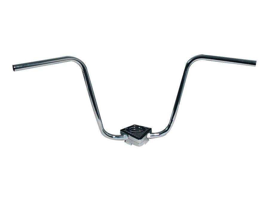 Harley Davidson-400 Ape hanger handlebar with dents, 3-hole chrome, 1 "Throttle by Wire