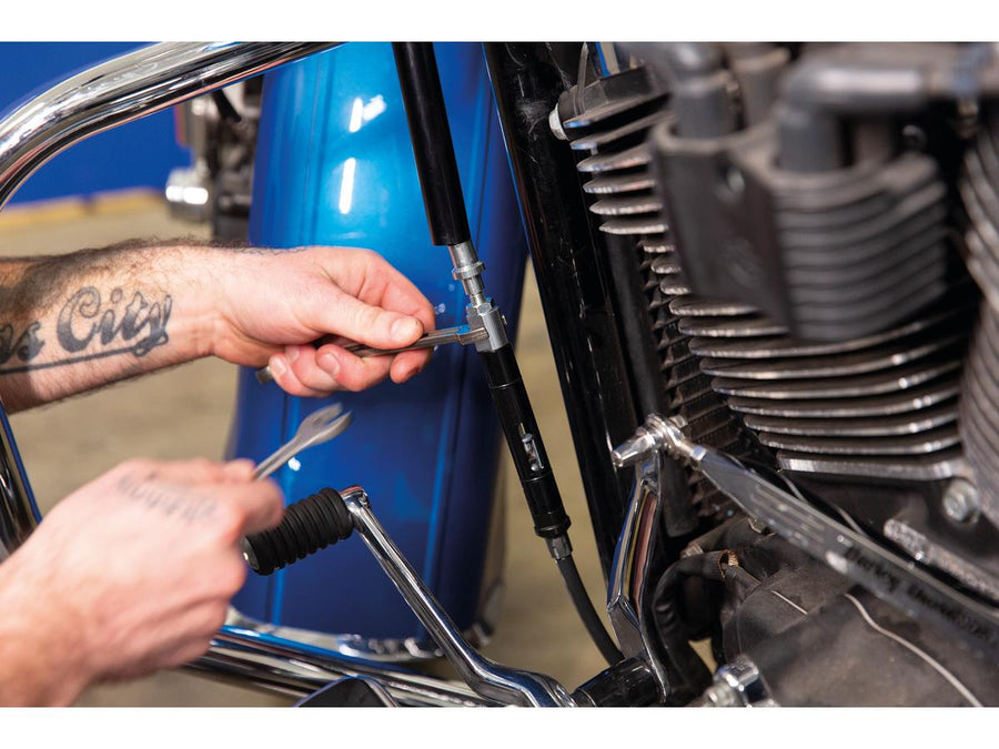 Harley Davidson Softail [2018-2025]-Blackout V-Twin shared coupling cable 35 "