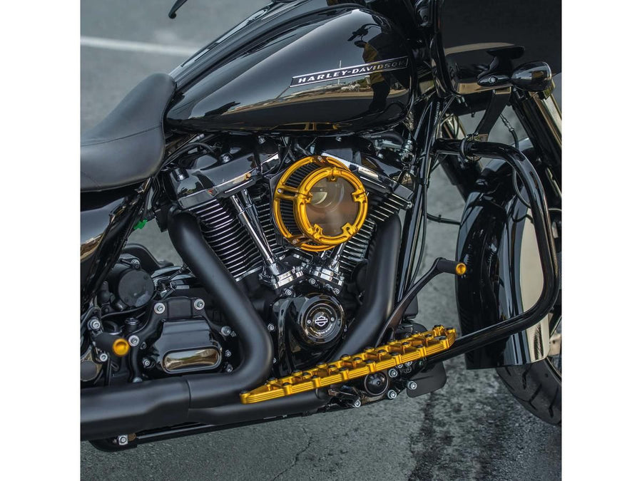 Harley Davidson Flhxse [2023-2024]-Method ™ Clear Series air filter gold anodized