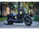 Harley Davidson Softail [2018-2025]-Mini free board footrest set black satin-7
