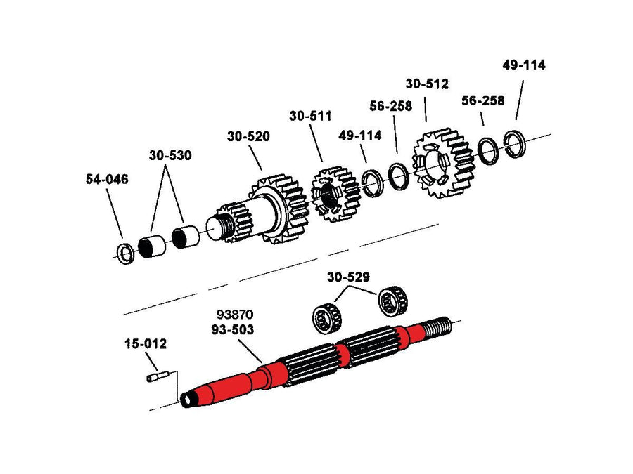 Harley Davidson Revtech 5 in 4 [2000-2020]-4/5 course Main wave Gearway Main wave
