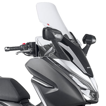 Honda Forza 125-300 [GIVI] - Seitlicher Verkleidungs-Windabweiser transparent mit Montagekit