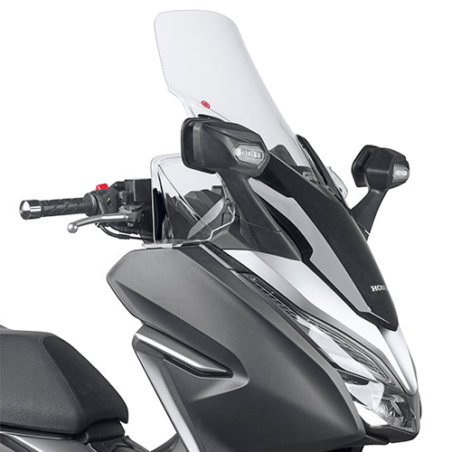 Honda Forza 300 [2019–2020] – Seitlicher Windabweiser transparent mit Montagekit