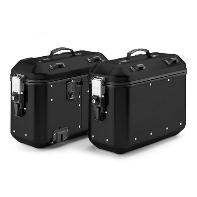 Trekker 36 Dolomiti ALU-Koffer Satz Monokey – schwarz, 36 L Volumen