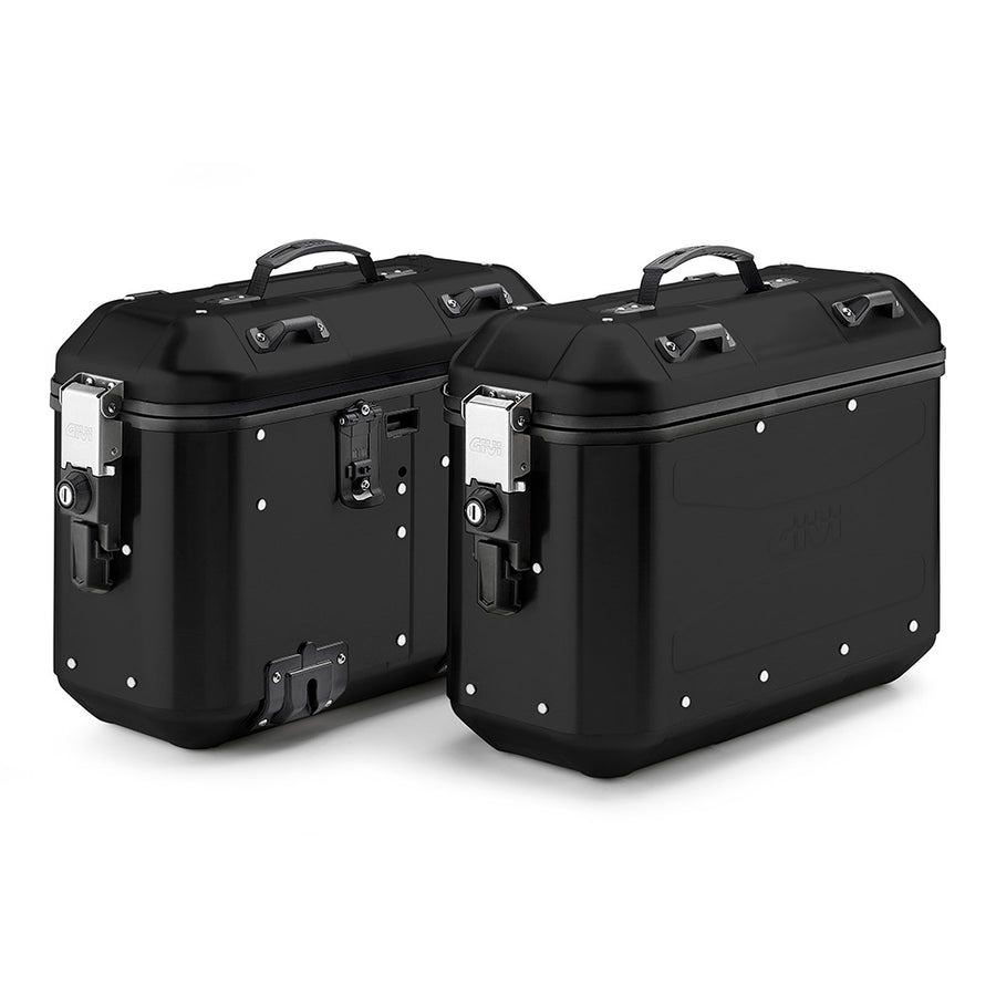 Trekker 36 Dolomiti ALU-Koffer Satz Monokey – schwarz, 36 L Volumen