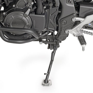 Honda NX 500 [GIVI] - Fuß-Verbreiterung aus Aluminium und Edelstahl für den Original Seitenständer