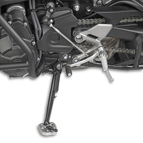 Yamaha Niken GT 900 [GIVI] - Fuß-Verbreiterung aus Aluminium und Edelstahl für den Original Seitenständer