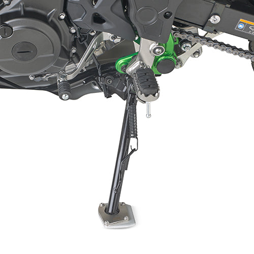 Kawasaki KLE 500 SE [2026] – Seitenständerfuß-Verbreiterung aus Alu/Edelstahl