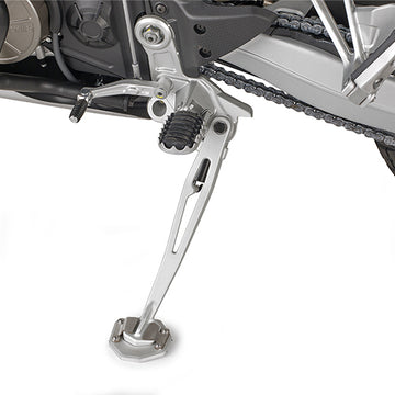 Aprilia Tuareg 660 [GIVI] - Fuß-Verbreiterung aus Aluminium und Edelstahl für den Original Seitenständer