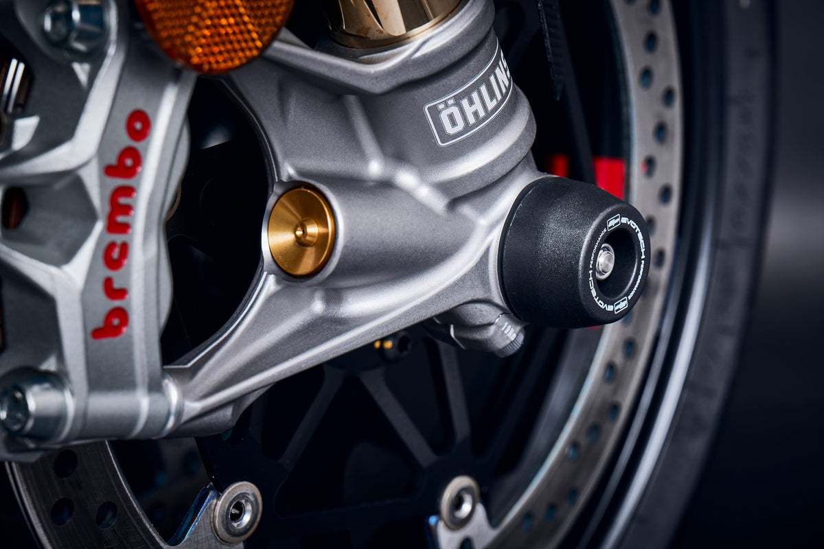 Ducati Panigale V4 Superleggera [2021–2024] - Achsprotektoren-Set – 360° Ansicht 2