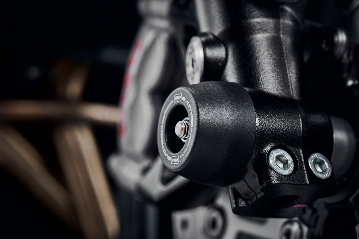 Triumph Street Triple R [2020–2022] - Achsprotektoren-Set – 360° Ansicht 3