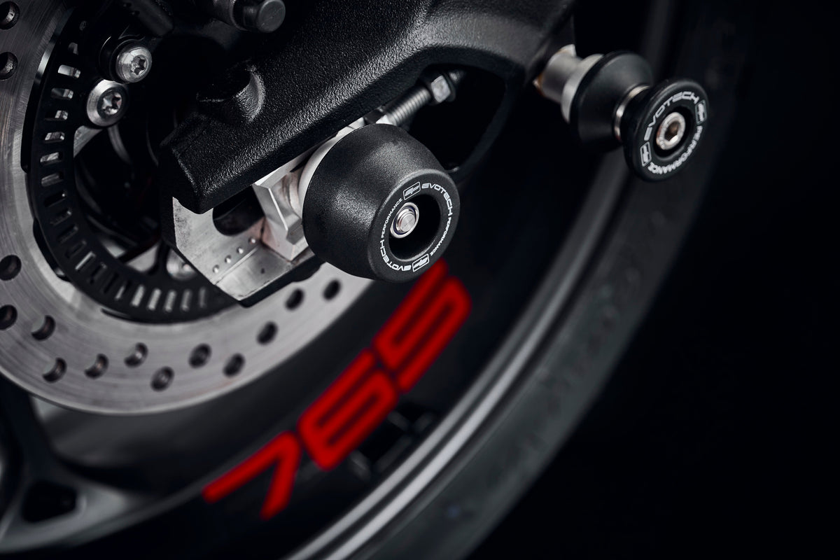 Triumph Street Triple S (660) [ab 2020] - Achsprotektoren-Set – 360° Ansicht 10