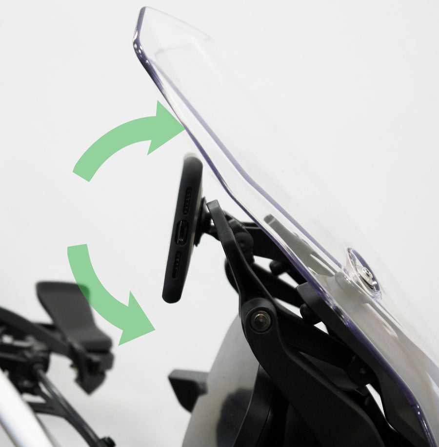 BMW F 900 XR Triple Black [2025+] - SP Connect Navi-Halter oben