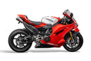 Ducati Panigale V4 [2025+] - Dynamischer Kennzeichenhalter mit V1 LED-Blinkern für Akrapovic Titanium Full Race