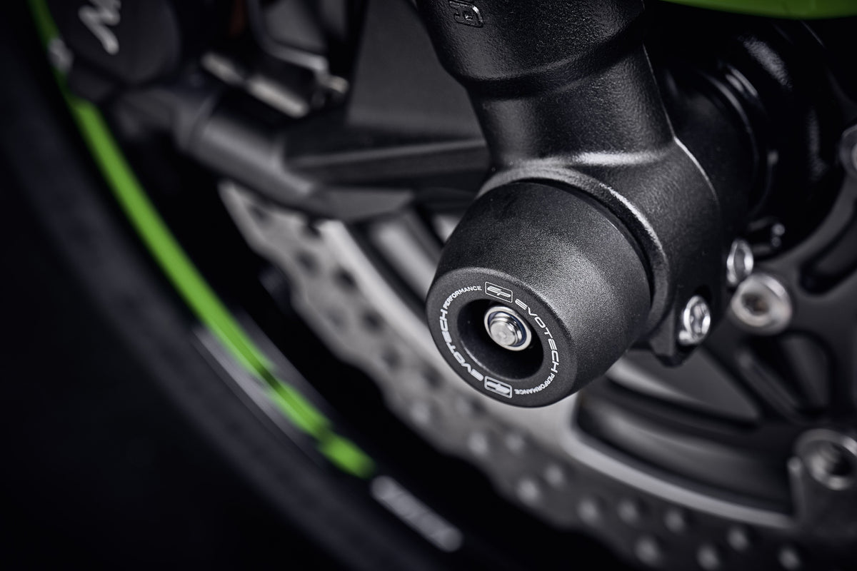 Kawasaki ZX6R [2019–2021] - Achsprotektoren-Set – 360° Ansicht 24