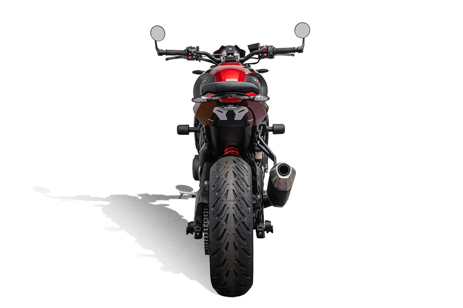 Triumph Trident 800 [2026+] - Kennzeichenhalter mit rotem LED-Rücklicht