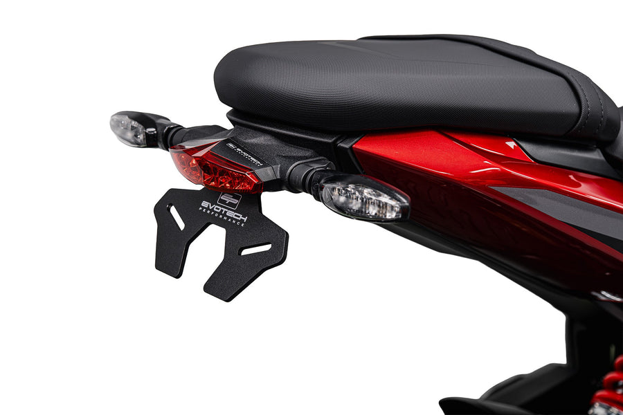 Triumph Trident 660 [2026+] - Kennzeichenhalter mit rotem LED-Rücklicht