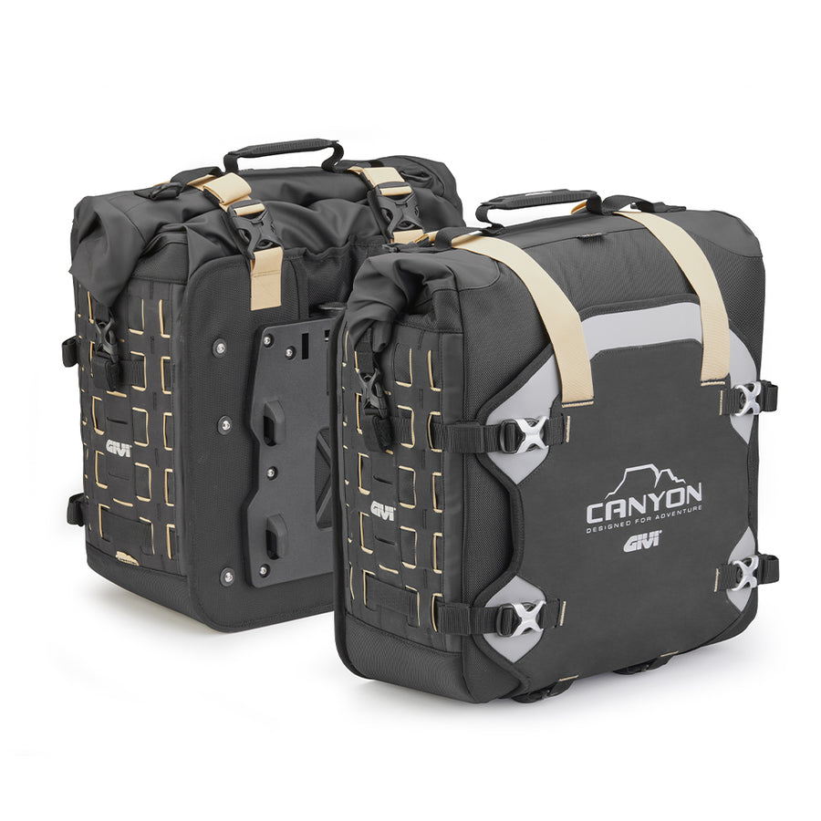 GRAVEL T - Waterproof Satteltaschen (Paar) – für Träger PL, PLR, PL_CAM, Volumen je 35 Liter