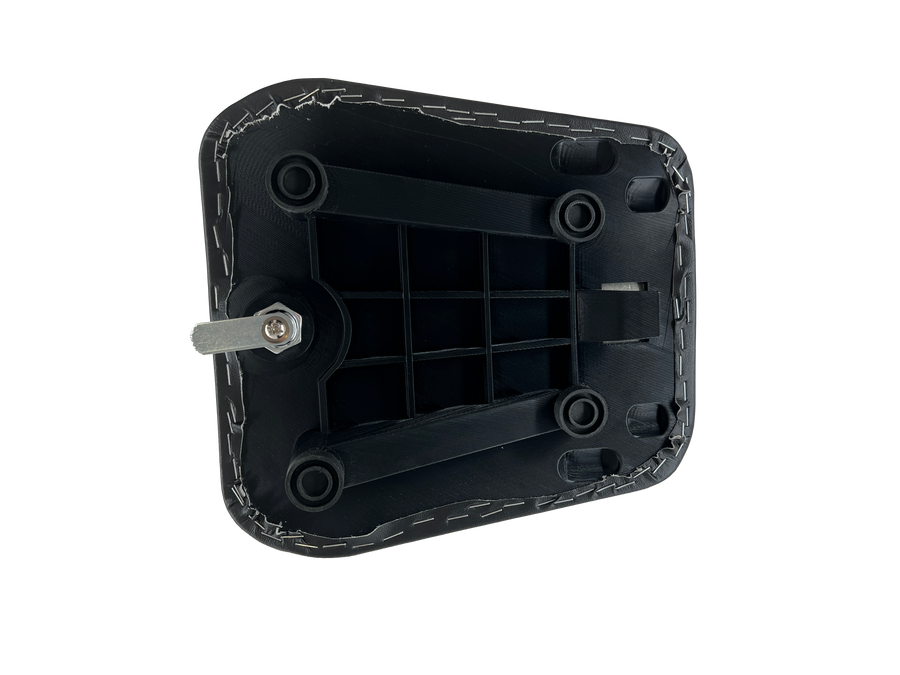 Cagiva Mito 125 EVO pillion seat cover with lock [black]