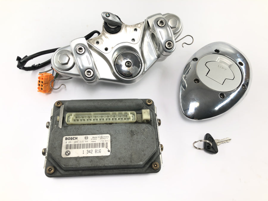 BMW R 1200 C 259C [1998] - Schlosssatz Zündschloss Lenkschloss Tankdeckel Gabelbrücke Steuergerät