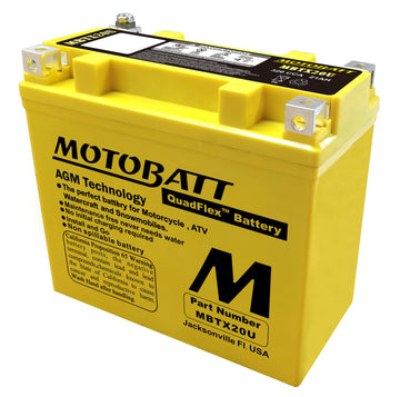 SKI DOO MXZ TRAIL 500 SS [2005-2009] - MBTX20U Yellow 12V22.5Ah 335CCA