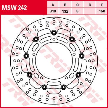 Yamaha XT 1200 ZA ABS 1200 DP011 Super Ténéré [2010-2011] - Bremsscheibe vorne
