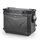 Trekker Outback EVO 44 aluminum side case, black – left, 44 liters / SMART SECURITY LOCK