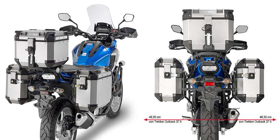 Honda NC 750 S [GIVI] - Stahlrohr-Seitenkofferträger für Trekker Outback MONOKEY® CAM-SIDE Koffer Durchmesser 18 mm