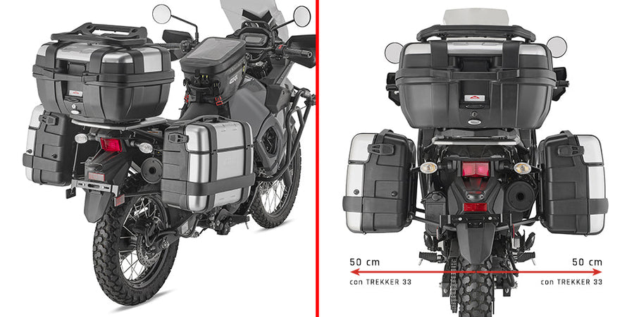 Kawasaki KLR 650 S [2023–2025] – Seitenkofferträger Monokey