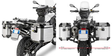 BMW F 800 GS [2008–2017] – Stahlrohr-Seitenkofferträger Cam-Side