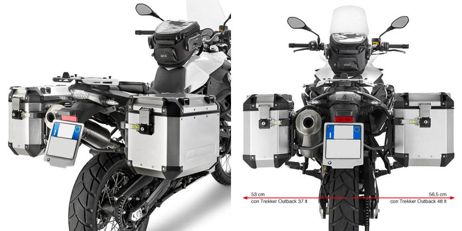 BMW F 800 GS [2008–2017] – Stahlrohr-Seitenkofferträger Cam-Side