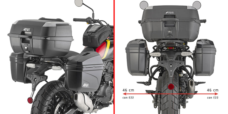 Royal Enfield Guerrilla 450 [GIVI] - Seitenkoffer-Träger für MONOKEY® Koffer nur montierbar mit MONOKEY® E22