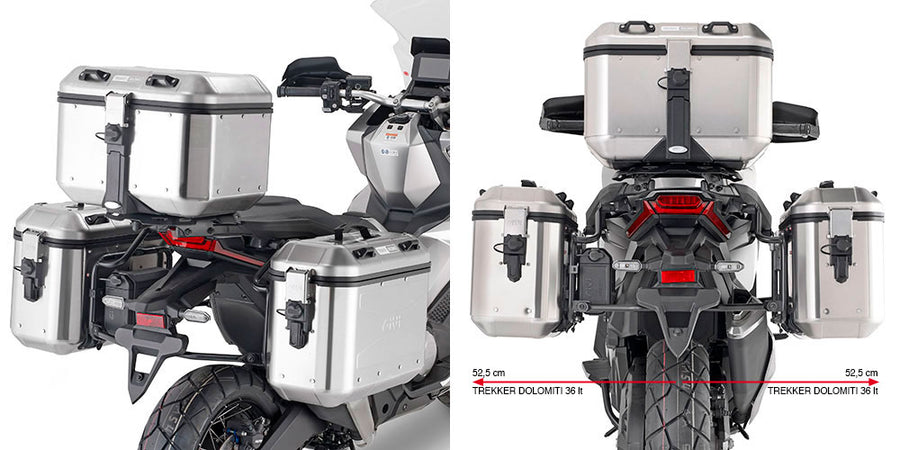 Honda X-ADV 750 [GIVI] - Seitenkofferträger PL ONE-FIT für die Konfiguration von MONOKEY® Seitenkoffern oder Taschen