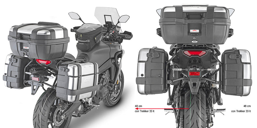 Yamaha Tracer 9 GT [2021–2024] – Seitenkofferträger PL ONE-FIT Monokey