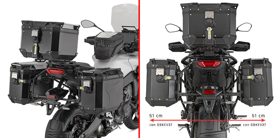 Yamaha Tracer 9 GT+ [2025–2026] – Stahlrohr-Seitenkofferträger PL ONE-FIT Cam-Side