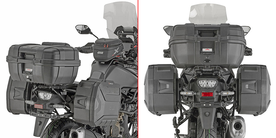 Suzuki V-Strom 1050 DE [GIVI] - Seitenkofferträger PL ONE-FIT für die Konfiguration von MONOKEY® Seitenkoffern oder