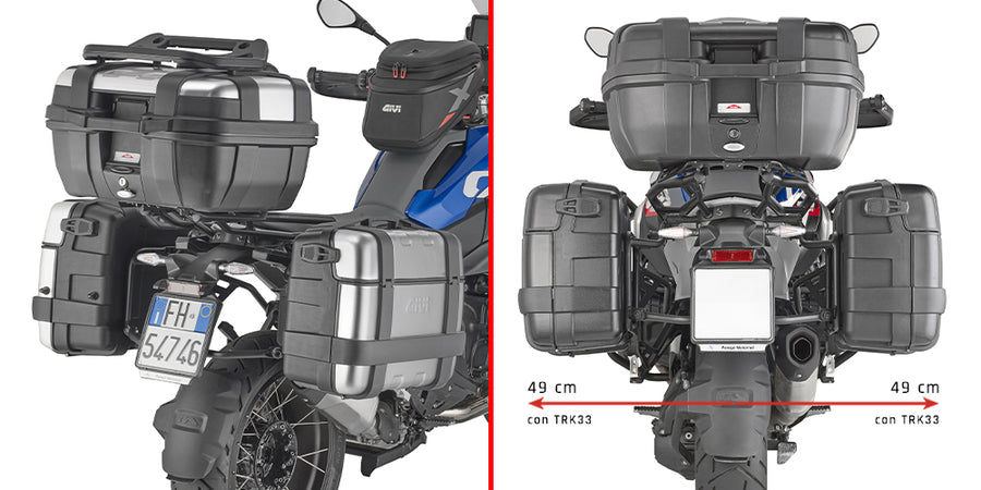 BMW R 1300 GS [GIVI] - Seitenkofferträger PL ONE-FIT für die Konfiguration von MONOKEY® Seitenkoffern oder Taschen Wird
