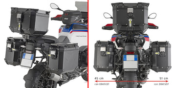 BMW R 1300 GS Adventure [GIVI] - Stahlrohr-Seitenkofferträger PL ONE-FIT für die Trekker Outback MONOKEY®