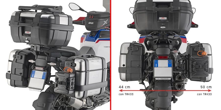 BMW R 1300 GS Adventure [GIVI] - Seitenkofferträger PL ONE-FIT für die Konfiguration von MONOKEY® Seitenkoffern oder