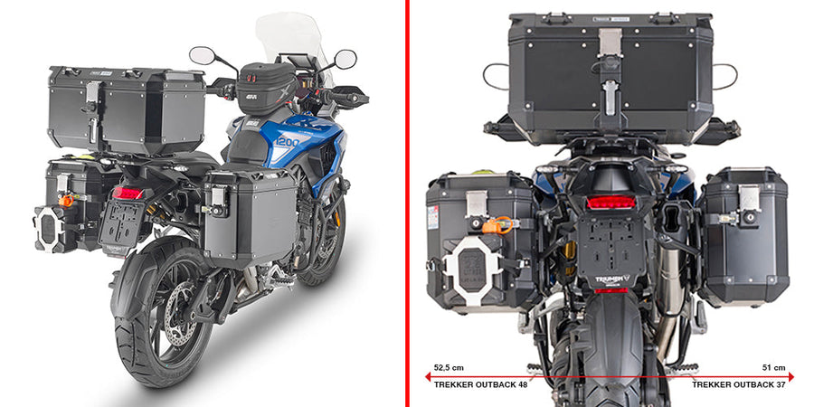 Triumph Tiger 1200 GT Pro [2022–2026] – Stahlrohr-Seitenkofferträger PL ONE-FIT Cam-Side